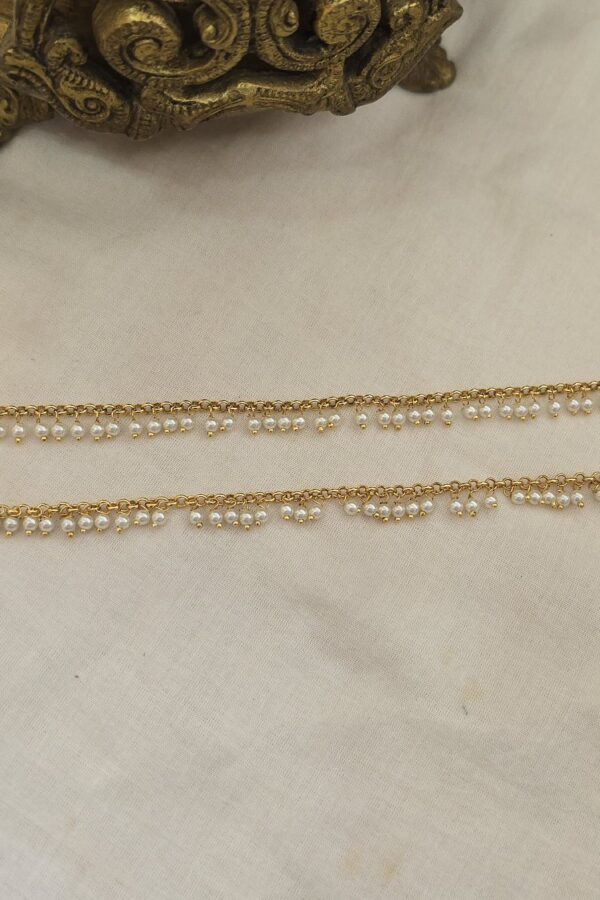 Antique Pearl Anklet