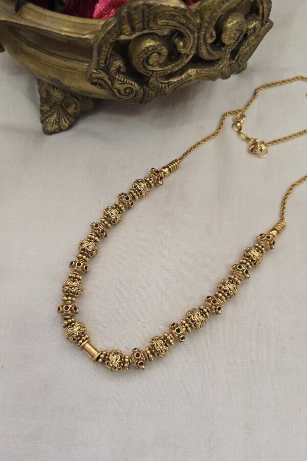 Gold antique ball chain