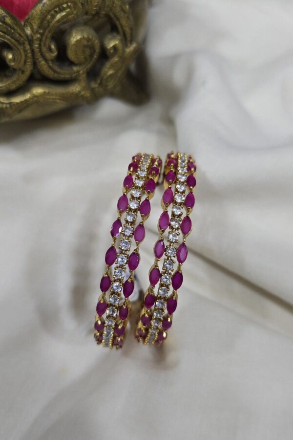 Elegant Ruby bangles