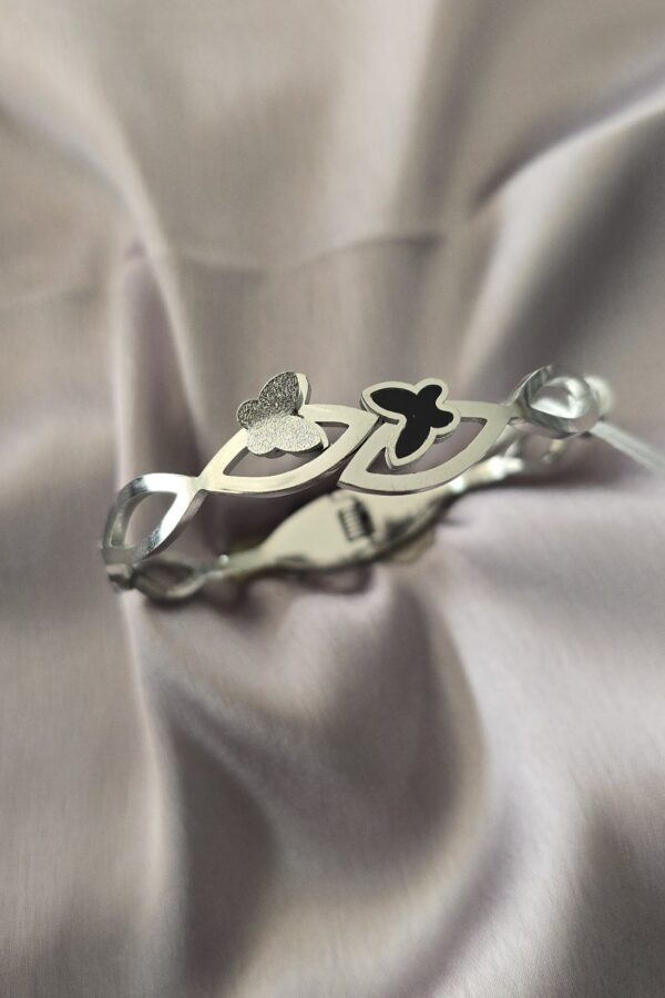 Premium anti tarnish silver plated bracelet - open type