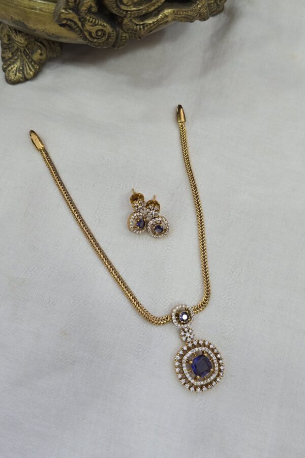 Beautiful attigai type neckset with back chain