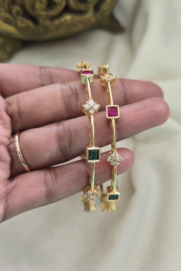 Beautiful diamond replica bangle