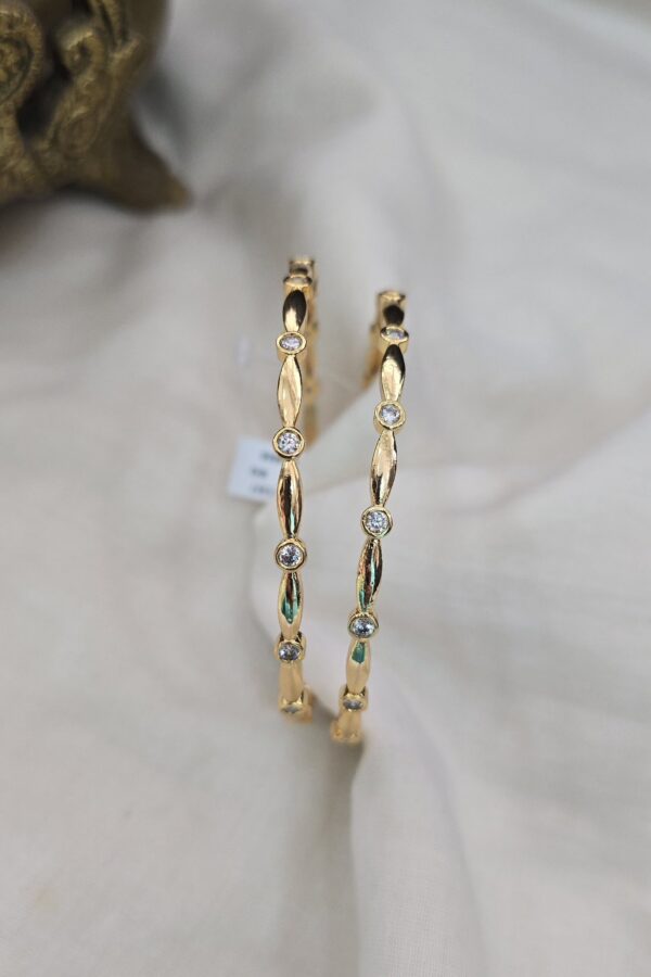 Diamond replica bangle